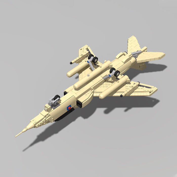 MOC - 186622 SEPECAT Jaguar GR - 1 RAF 1/35 Klemmbausteine - LesDiy - Klemmbausteine