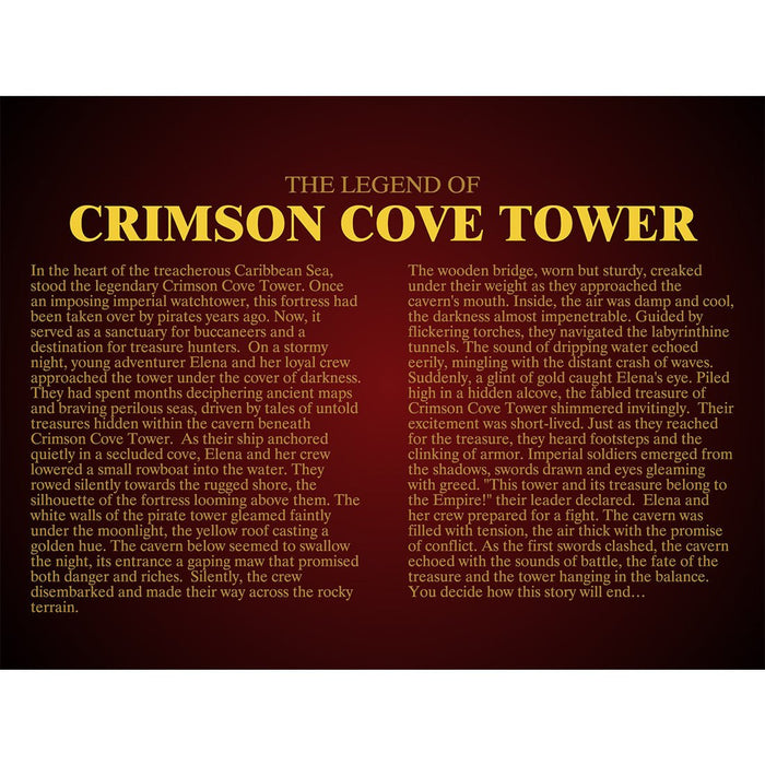 MOC - 186870 Crimson Cove Tower Klemmbausteine - LesDiy - Klemmbausteine