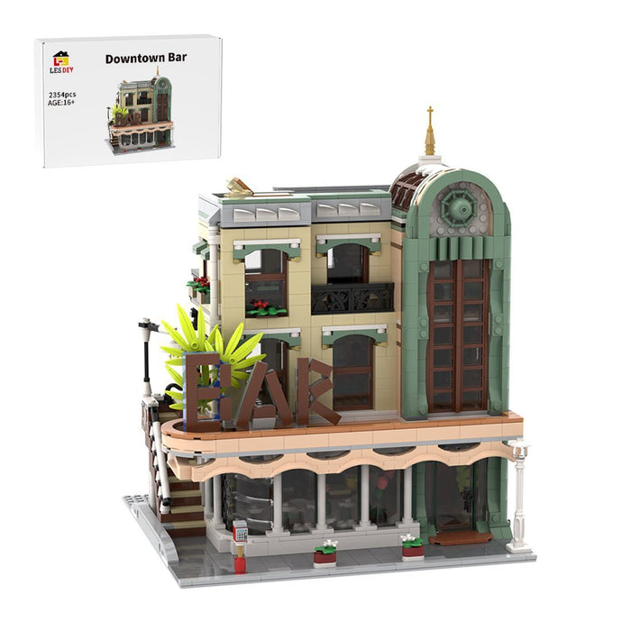 MOC - 187660 Downtown Bar Klemmbausteine - LesDiy - Klemmbausteine