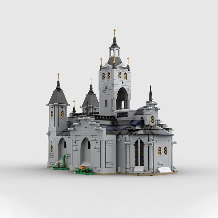 MOC - 192638 Medieval Church Klemmbausteine - LesDiy - Klemmbausteine