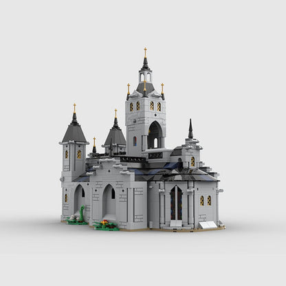 MOC - 192638 Medieval Church Klemmbausteine - LesDiy - Klemmbausteine
