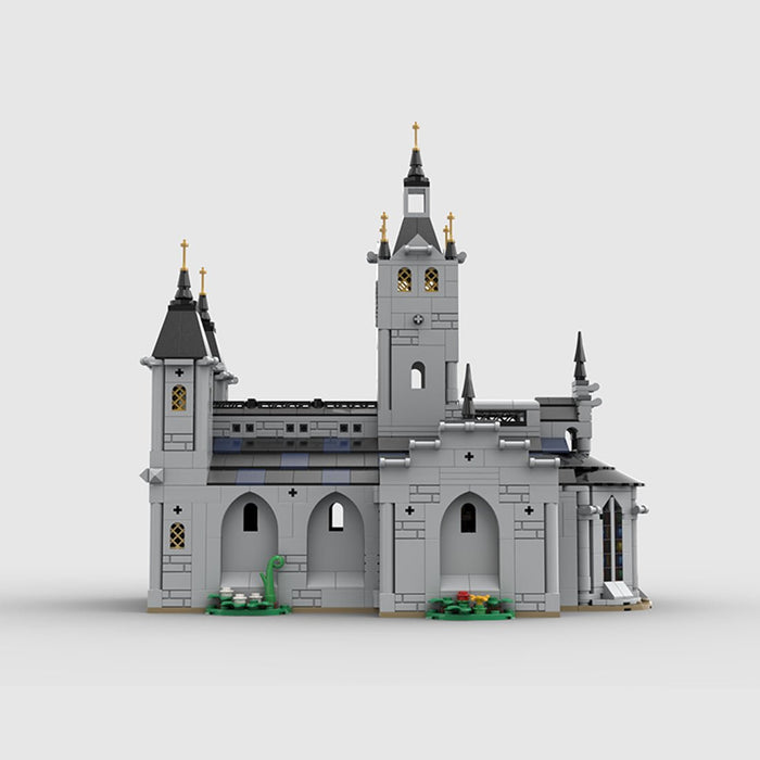 MOC - 192638 Medieval Church Klemmbausteine - LesDiy - Klemmbausteine