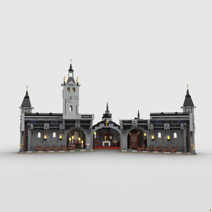 MOC - 192638 Medieval Church Klemmbausteine - LesDiy - Klemmbausteine
