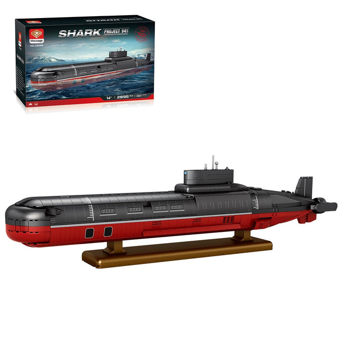MOC - 193085 1/250 Scale Typhoon Class Submarine Klemmbausteine - LesDiy - Klemmbausteine