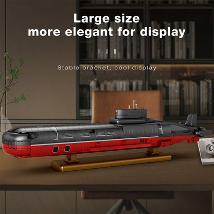 MOC - 193085 1/250 Scale Typhoon Class Submarine Klemmbausteine - LesDiy - Klemmbausteine