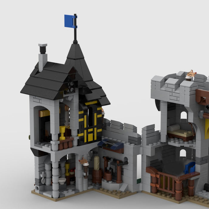 MOC - 194959 Black Falcons Fortress Klemmbausteine - LesDiy - Klemmbausteine