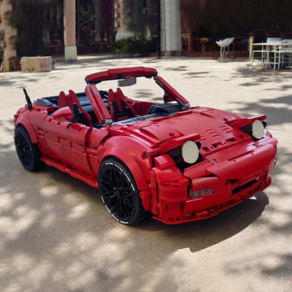 MOC - 199862 1/8 Scale Mazda MX5 Miata (NA) manual Klemmbausteine - LesDiy - Klemmbausteine