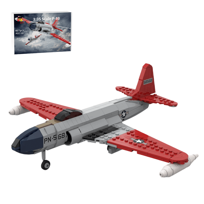 MOC - 214330 1:35 Scale P - 80 Shooting Star Klemmbausteine - LesDiy - Klemmbausteine