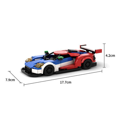 MOC - 215282 2Ford GT LM GTE Klemmbausteine - LesDiy - Klemmbausteine