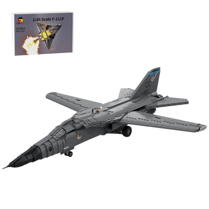 MOC - 217346 1:35 Scale F - 111F Aardvark Klemmbausteine - LesDiy - Klemmbausteine