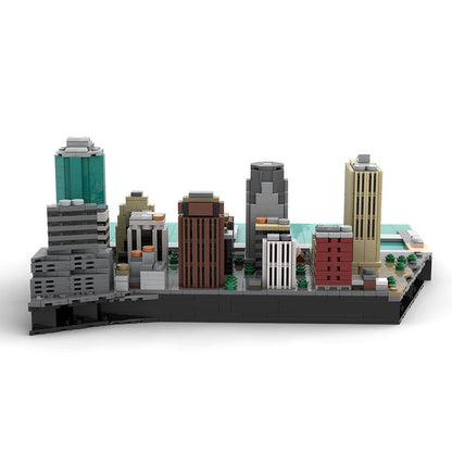 MOC - 221106 New York City Financial District - Maiden Lane & Pearl Street Klemmbausteine - LesDiy - Klemmbausteine