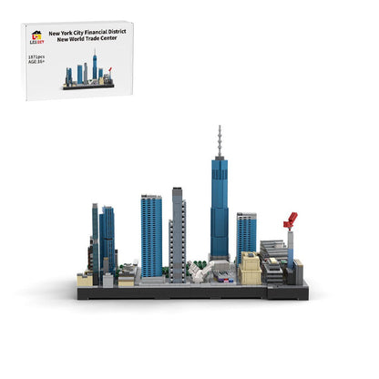 MOC - 221106 New York City Financial District - New World Trade Center Klemmbausteine - LesDiy - Klemmbausteine