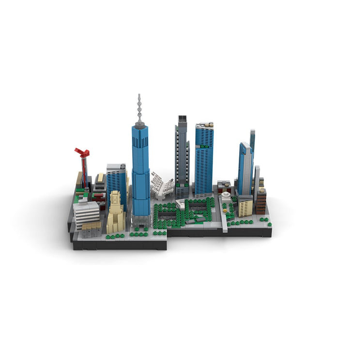 MOC - 221106 New York City Financial District - New World Trade Center Klemmbausteine - LesDiy - Klemmbausteine