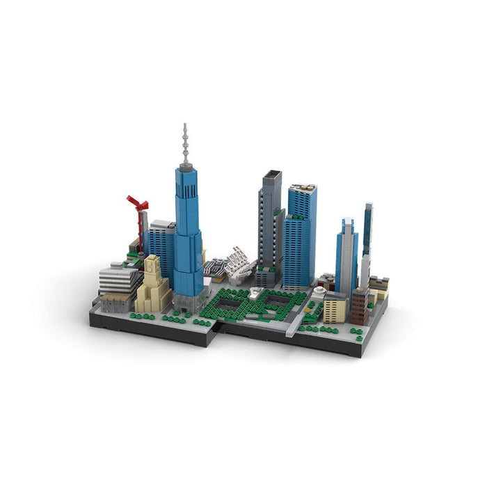 MOC - 221106 New York City Financial District - New World Trade Center Klemmbausteine - LesDiy - Klemmbausteine