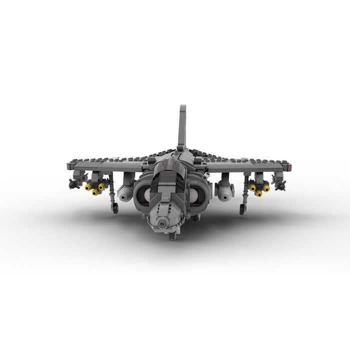 MOC - 221714 McDonnell Douglas | AV - 8B HARRIER II - 1:35 Scale Klemmbausteine(Dark Gray) - LesDiy - Klemmbausteine