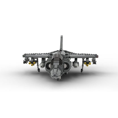MOC - 221714 McDonnell Douglas | AV - 8B HARRIER II - 1:35 Scale Klemmbausteine(Dark Gray) - LesDiy - Klemmbausteine