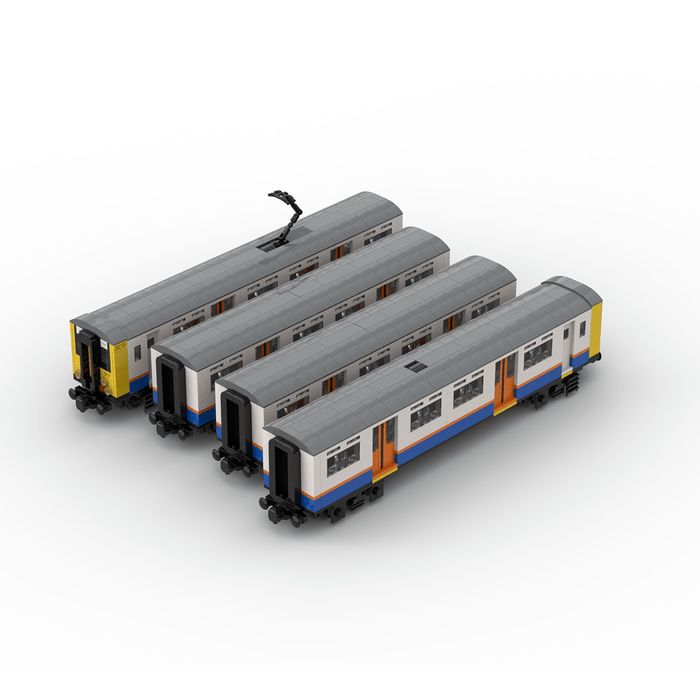 MOC - 223165 Class 317 Overground Livery| 8 - Wide | Power Functions Klemmbausteine - LesDiy - Klemmbausteine