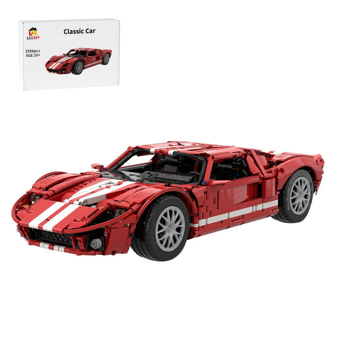 MOC - 224910 1/8 Scale Ford GT Klemmbausteine - LesDiy - Klemmbausteine