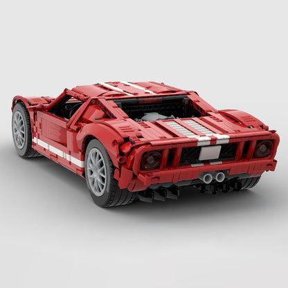 MOC - 224910 1/8 Scale Ford GT Klemmbausteine - LesDiy - Klemmbausteine