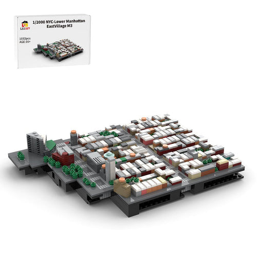 MOC - 225884 1/2000 Scale Lower Manhattan EastVillage Module 3 Klemmbausteine - LesDiy - Klemmbausteine