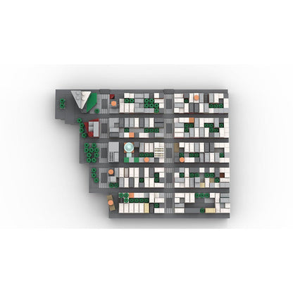 MOC - 225884 1/2000 Scale Lower Manhattan EastVillage Module 3 Klemmbausteine - LesDiy - Klemmbausteine