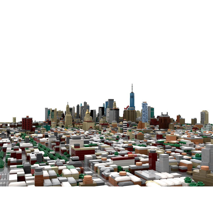MOC - 225884 1/2000 Scale Lower Manhattan HudsonSquare Klemmbausteine - LesDiy - Klemmbausteine