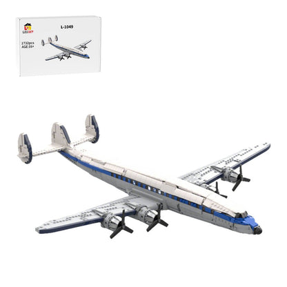 MOC - 226521 Lockheed L - 1049 Super Constellation Klemmbausteine - LesDiy - Klemmbausteine