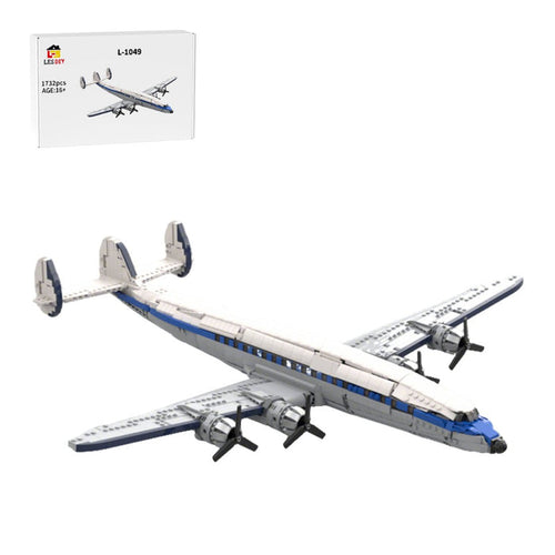 MOC - 226521 Lockheed L - 1049 Super Constellation Klemmbausteine - LesDiy - Klemmbausteine