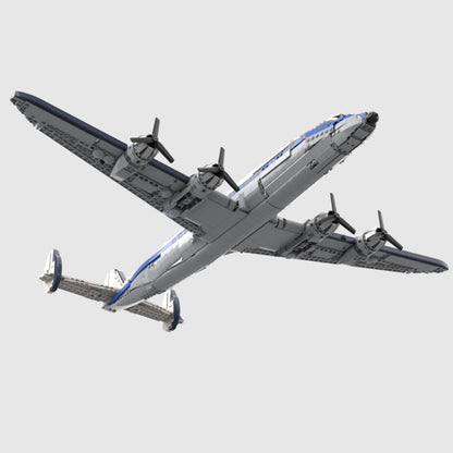 MOC - 226521 Lockheed L - 1049 Super Constellation Klemmbausteine - LesDiy - Klemmbausteine