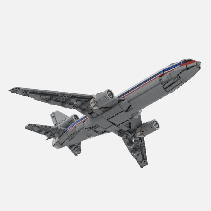 MOC - 228062 DC - 10 American Airlines Klemmbausteine - LesDiy - Klemmbausteine