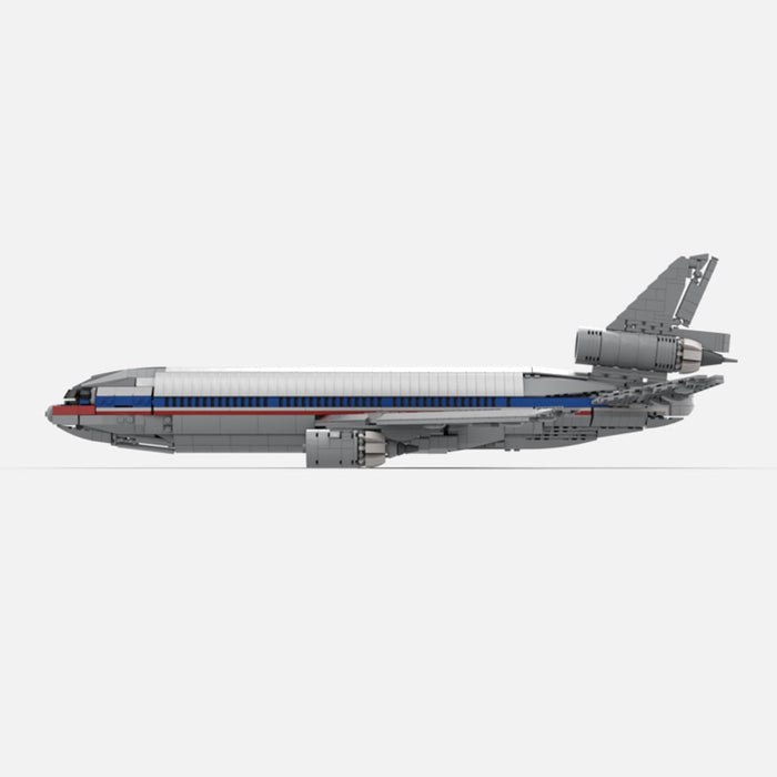 MOC - 228062 DC - 10 American Airlines Klemmbausteine - LesDiy - Klemmbausteine