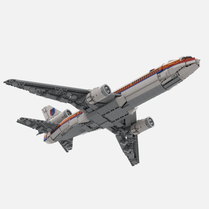 MOC - 228395 DC - 10 United Airlines Klemmbausteine - LesDiy - Klemmbausteine