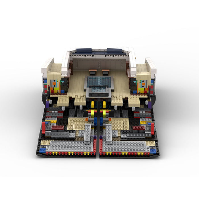 MOC - 230069 1/38 Scale Ultra MEGA Yacht - Part 2 Module 6 Deck 1 Stern Klemmbausteine - LesDiy - Klemmbausteine