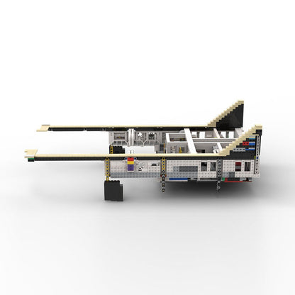 MOC - 230069 1/38 Scale Ultra MEGA Yacht - Part 2 Module 8 Deck 1 Stern Klemmbausteine - LesDiy - Klemmbausteine