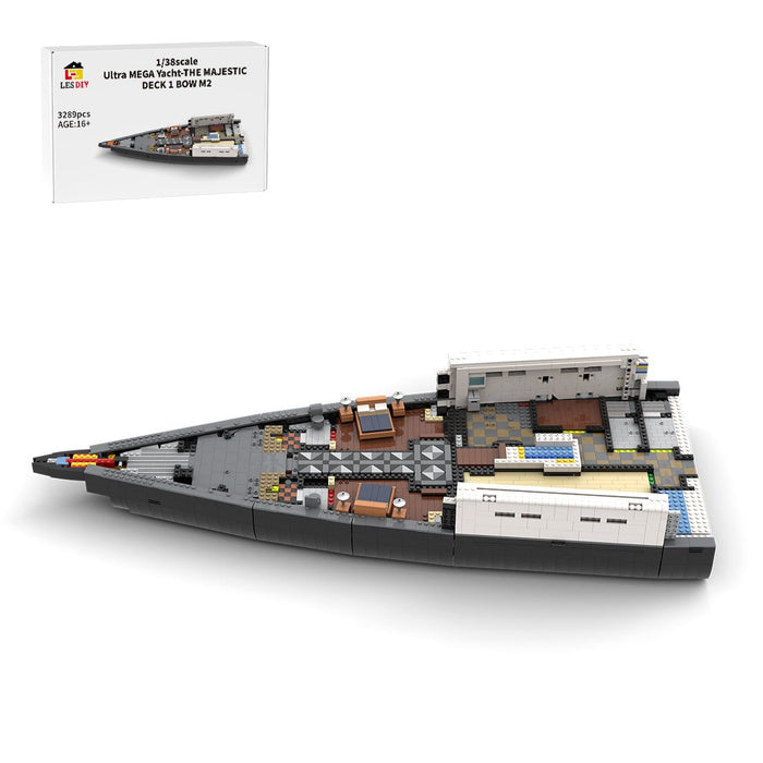 MOC - 230069 Part 1 Module 2 Deck 1 Bow Klemmbausteine - LesDiy - Klemmbausteine