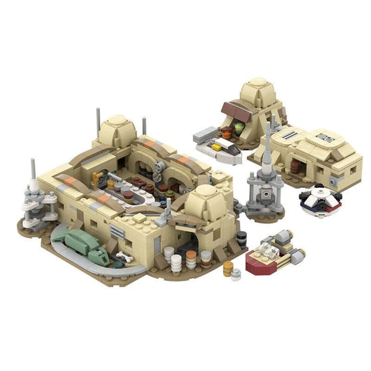 MOC - 57537 Micro Mos Eisley Cantina - LesDiy - Klemmbausteine