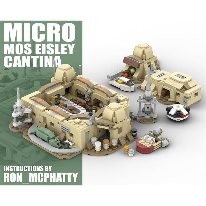 MOC - 57537 Micro Mos Eisley Cantina - LesDiy - Klemmbausteine