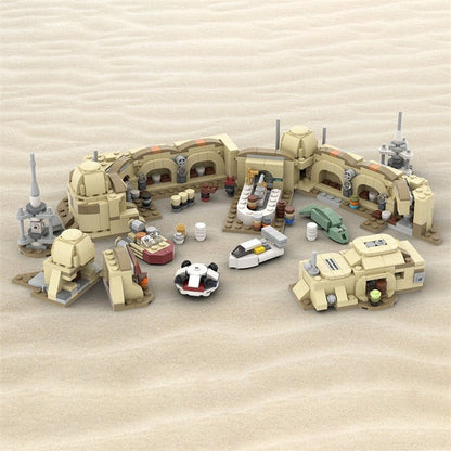 MOC - 57537 Micro Mos Eisley Cantina - LesDiy - Klemmbausteine