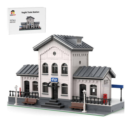 MOC - 60485 Vught Train Station Klemmbausteine - LesDiyproduct_type##