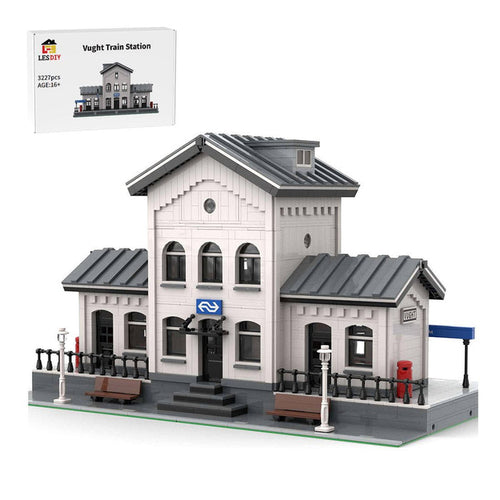 MOC - 60485 Vught Train Station Klemmbausteine - LesDiyproduct_type##