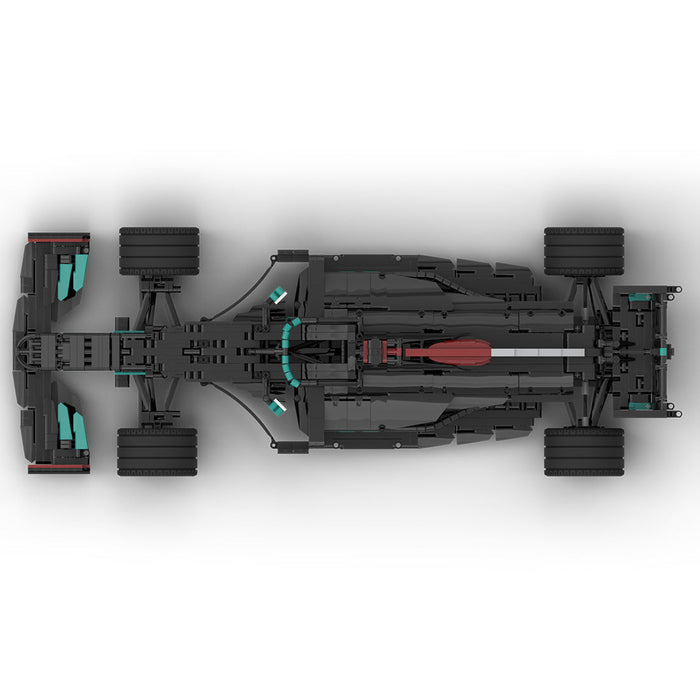 MOC - 76423 Mercedes F1 W12 1:8 Scale Klemmbausteine - LesDiy - Klemmbausteine