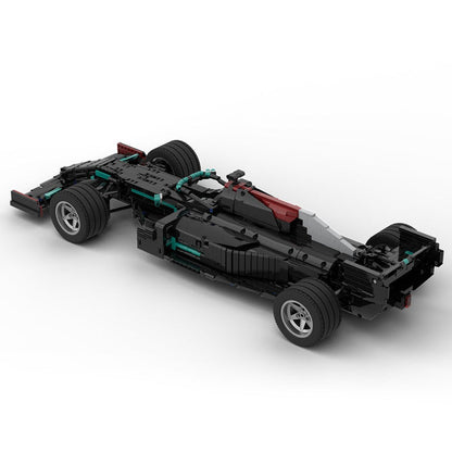 MOC - 76423 Mercedes F1 W12 1:8 Scale Klemmbausteine - LesDiy - Klemmbausteine