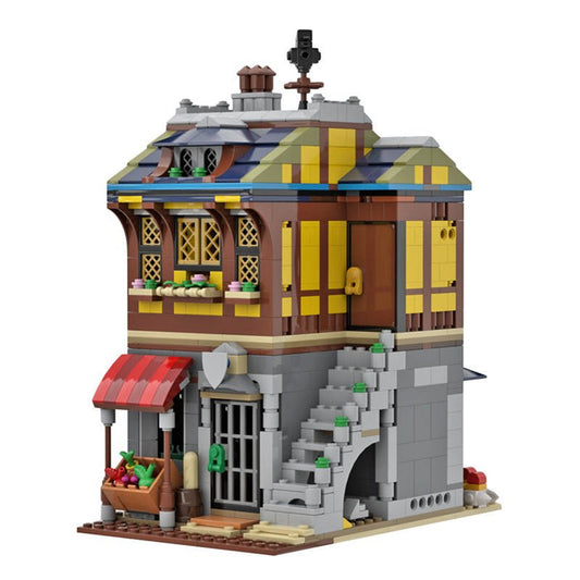 MOC - 82698 Mittelalterliches Kaufmannshaus - LesDiy - Klemmbausteine