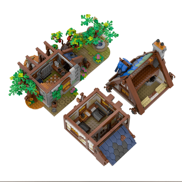 MOC - 83786 Mittelalterliche Taverne - LesDiy - Klemmbausteine