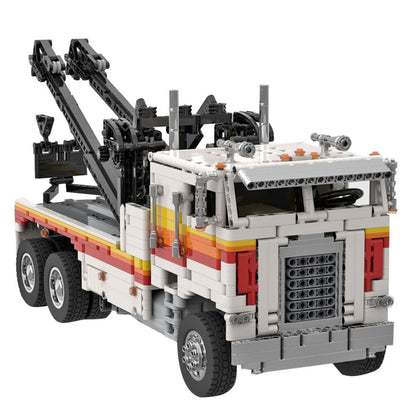 MOC - 85025 Freightliner FLA Abschleppwagen Klemmbausteine - LesDiy - Klemmbausteine