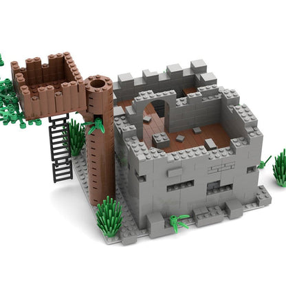 MOC Zerbrochene Festung Klemmbausteine - LesDiy - Klemmbausteine