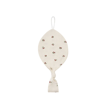 Ivory/Red Modal Cherry Print Collection - Paci Lovey