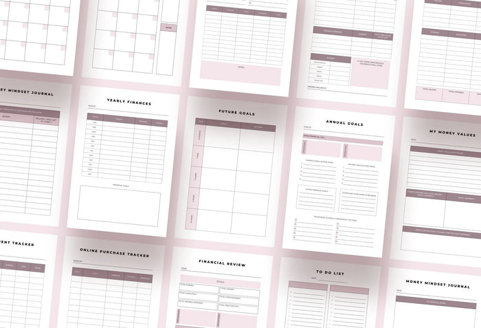 Ladystrategist Money Mindset Journal Canva Template instagram canva templates social media templates etsy free canva templates