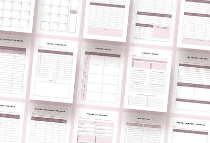 Ladystrategist Money Mindset Journal Canva Template instagram canva templates social media templates etsy free canva templates