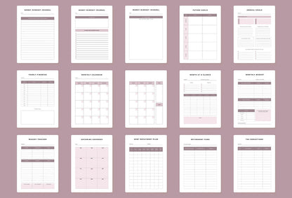 Ladystrategist Money Mindset Journal Canva Template instagram canva templates social media templates etsy free canva templates